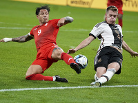 Čakvetadze oprášil reprezentačné kopačky hneď dvomi gólmi, Nemci v prvom zápase po MS nezaváhali