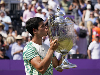 Každý chvíľku ťahá pílku: Vážení, mužský pavúk má na Wimbledone postarané o zábavu