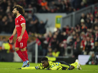 Salah odvracal črtajúcu sa prehru: Šláger Liverpoolu s Arsenalom priniesol deľbu bodov