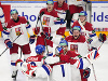 Hráči Česka oslavujú triumf