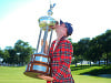 Americký golfista Russell Henley