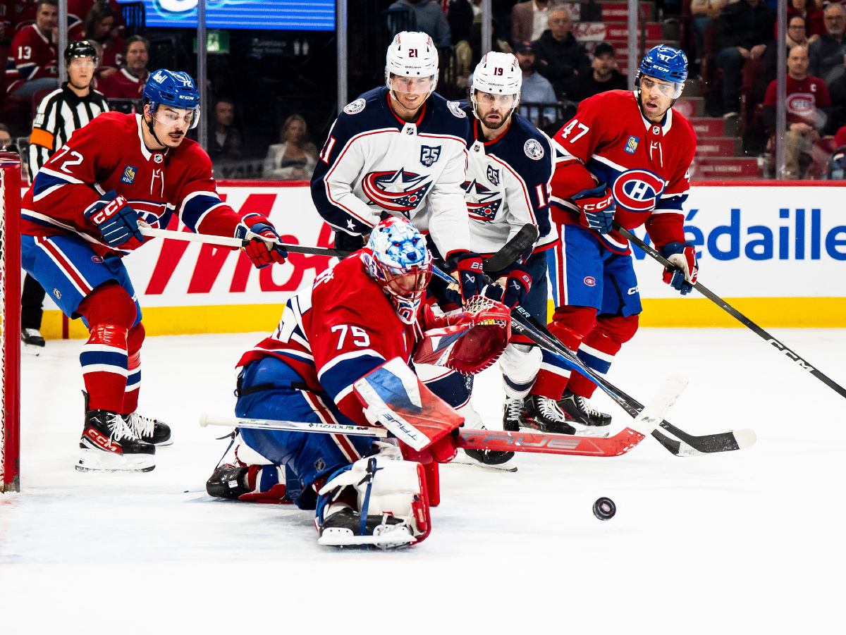 Montreal Canadiens vs. Columbus Blue Jackets: Juraj Slafkovský Scores in Loss