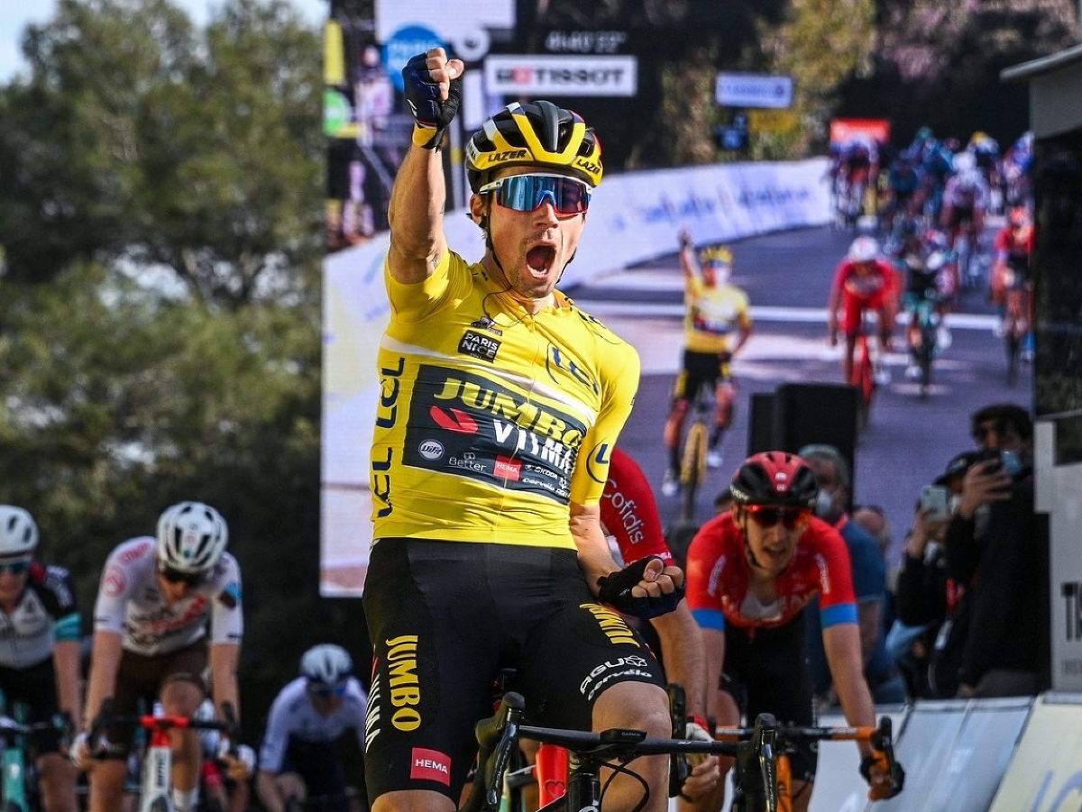 Primož Roglič triumfoval v 6. etape Paríž - Nice