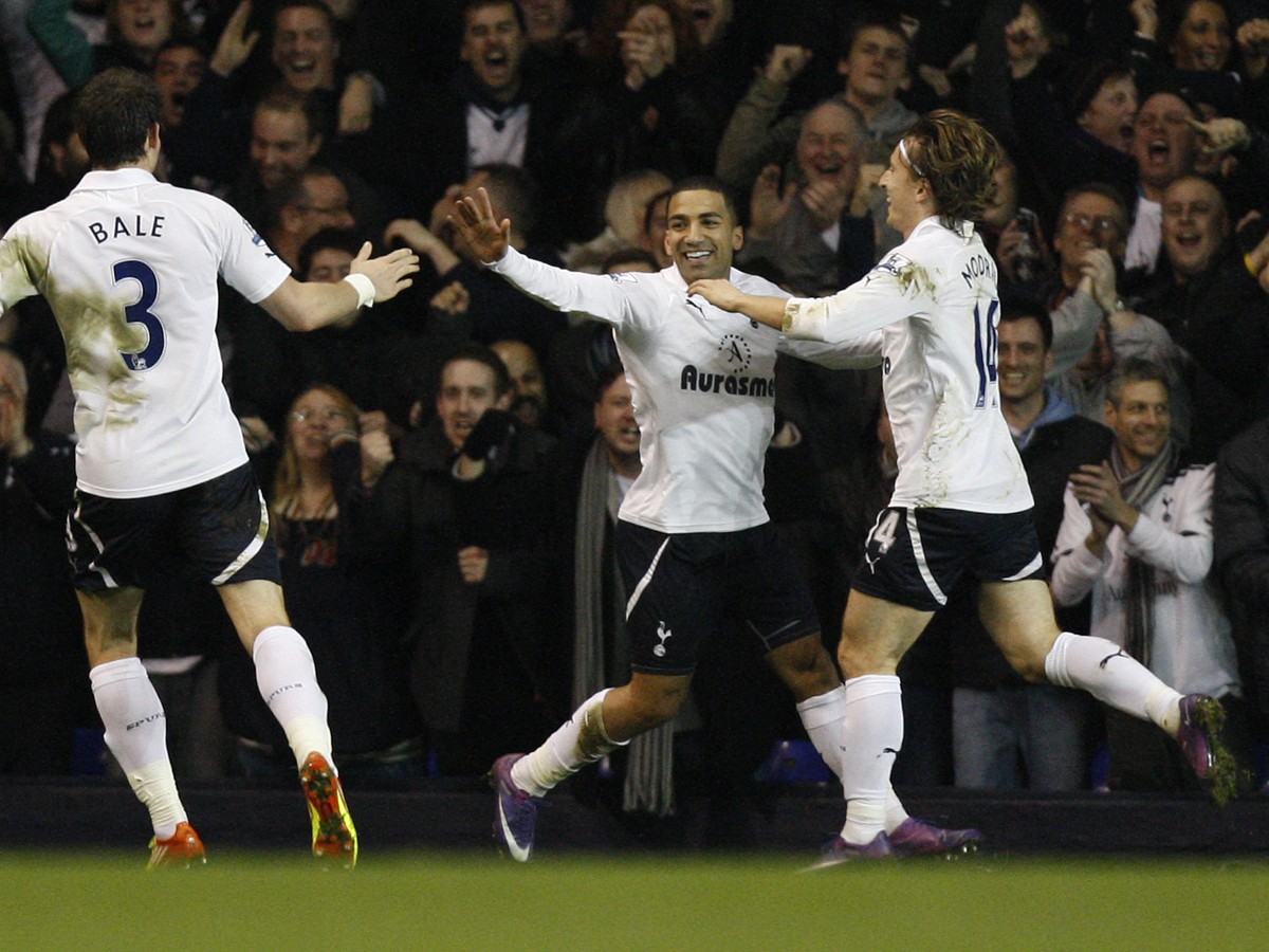 Aaron Lennon, Luka Modrič a Gareth Bale
