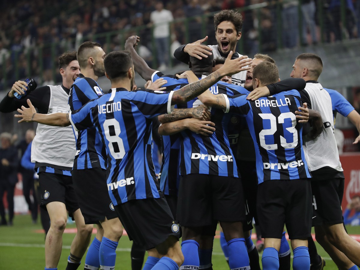 Hráči Interu sa tešia z víťazstva
