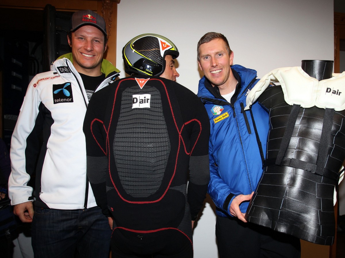 Aksel Lund Svindal, Kristian Ghedina a Werner Heel 