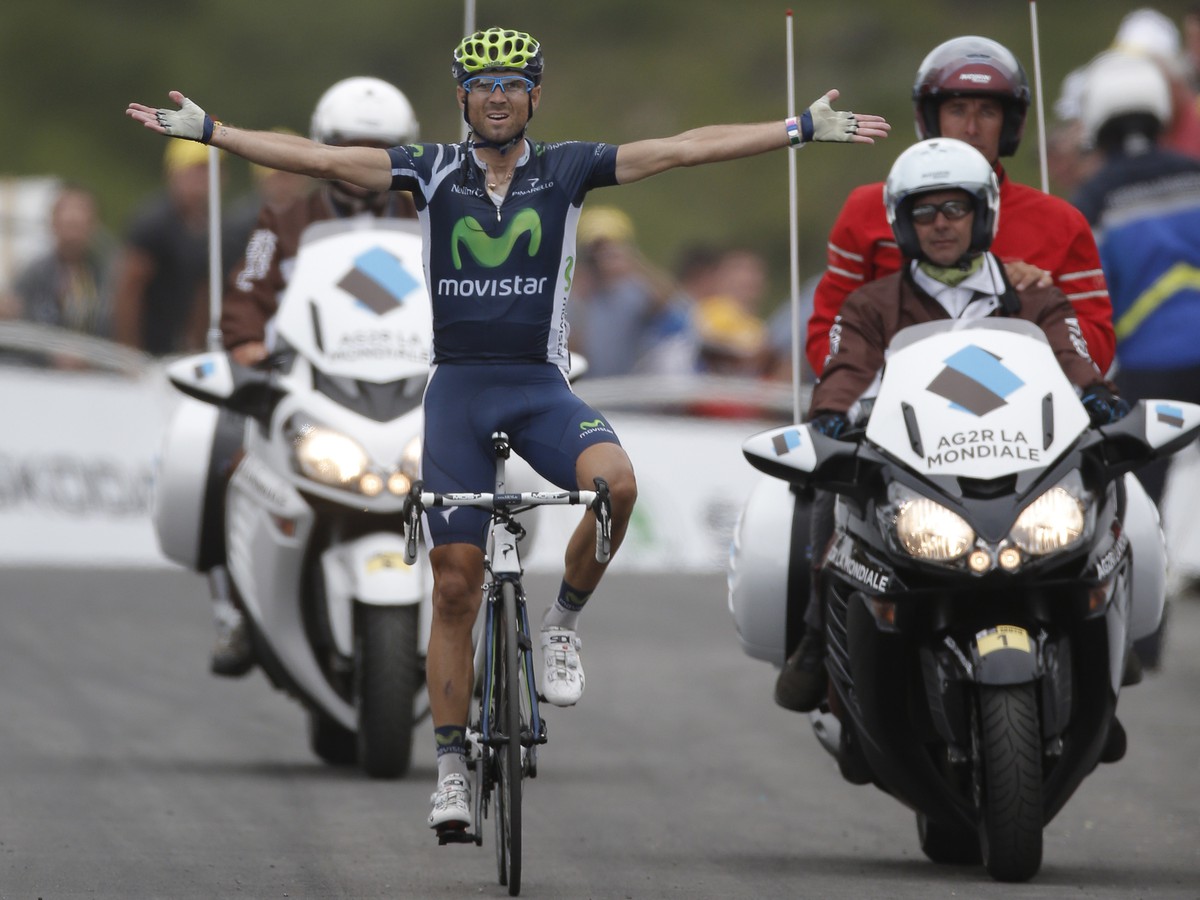 Víťaz 17. etapy TdF Alejandro Valverde