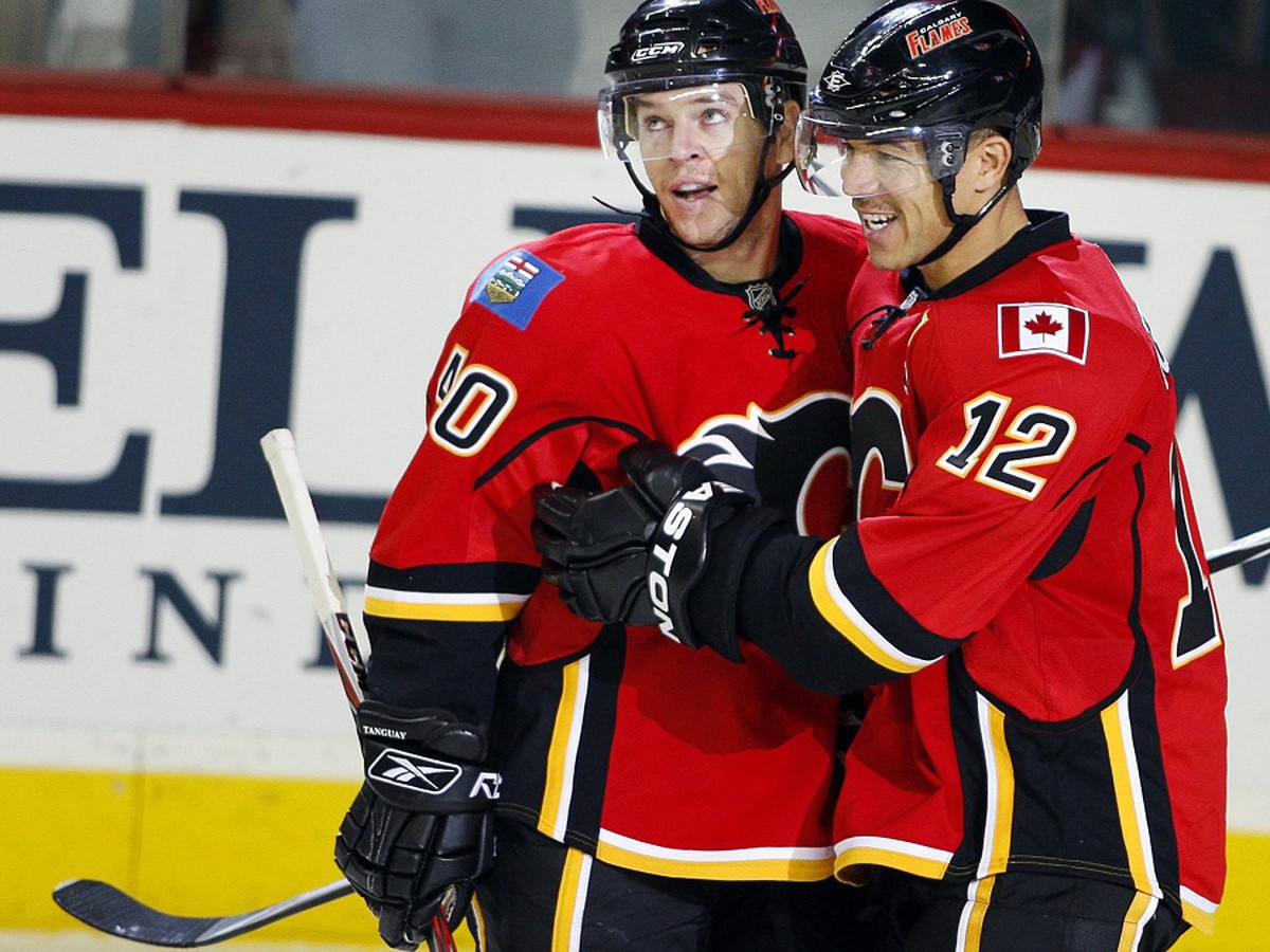 Alex Tanguay a Jarome Iginla