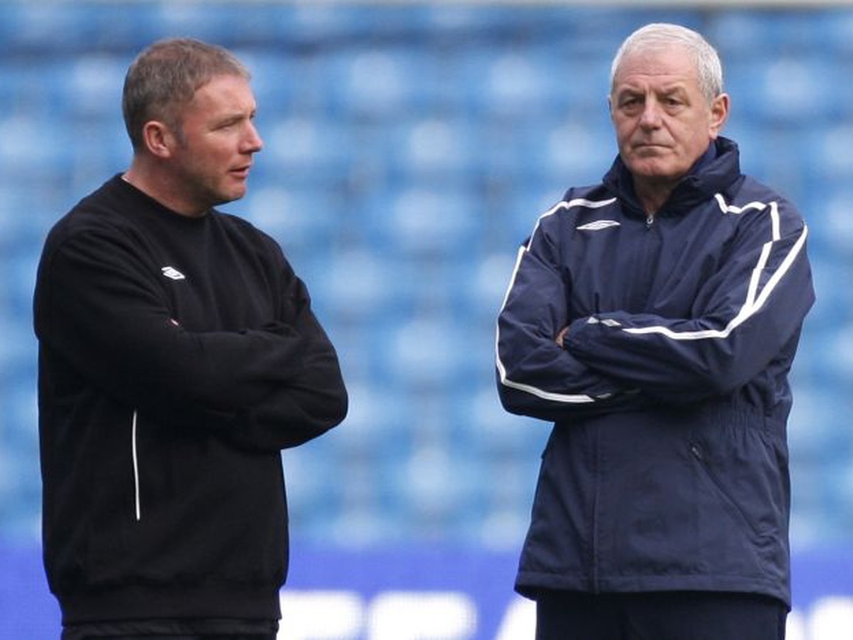 Ally McCoist a Walter Smith