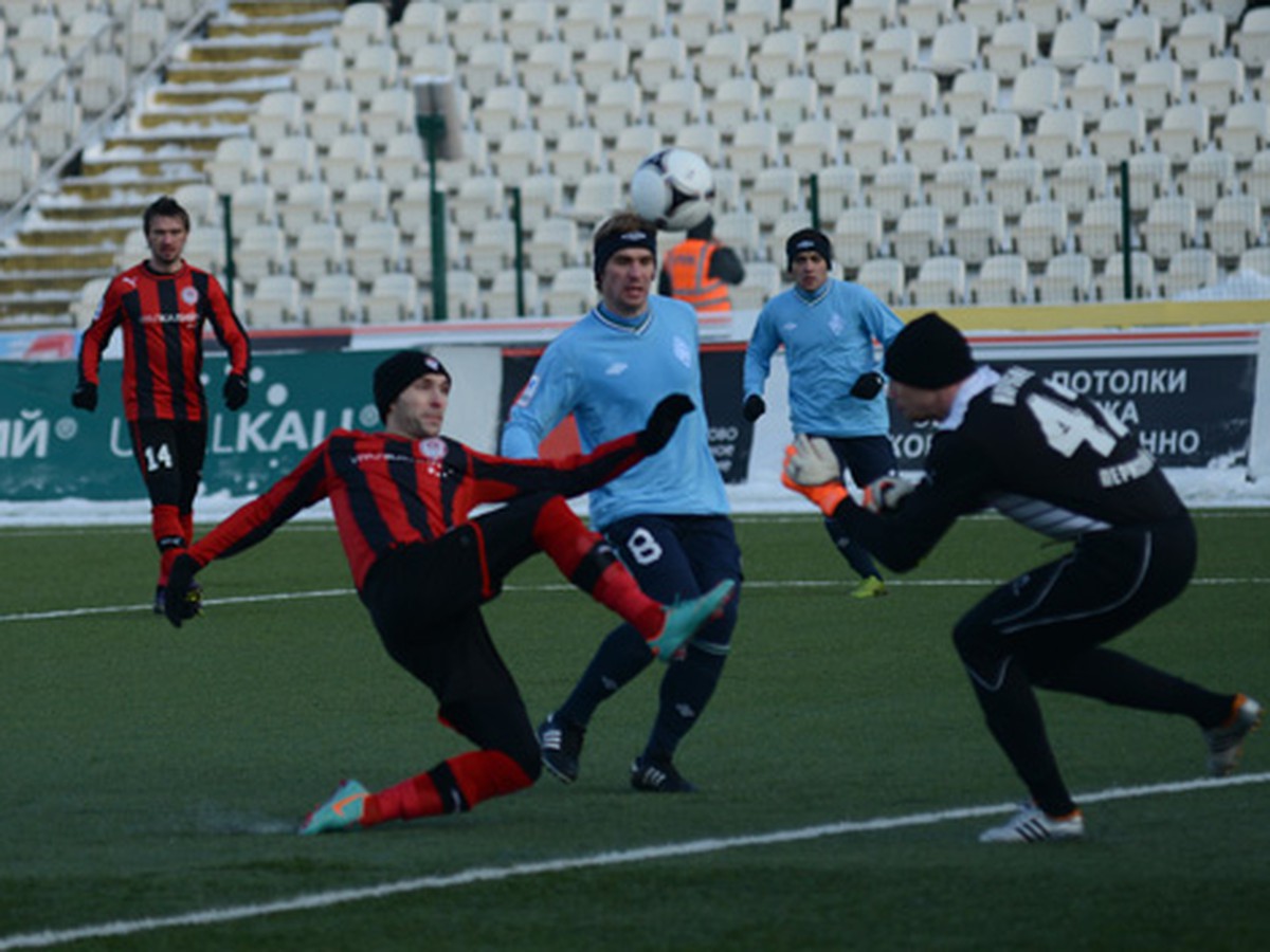 Momentka zo zápasu Amkar Perm - Krídla Sovietov Samara