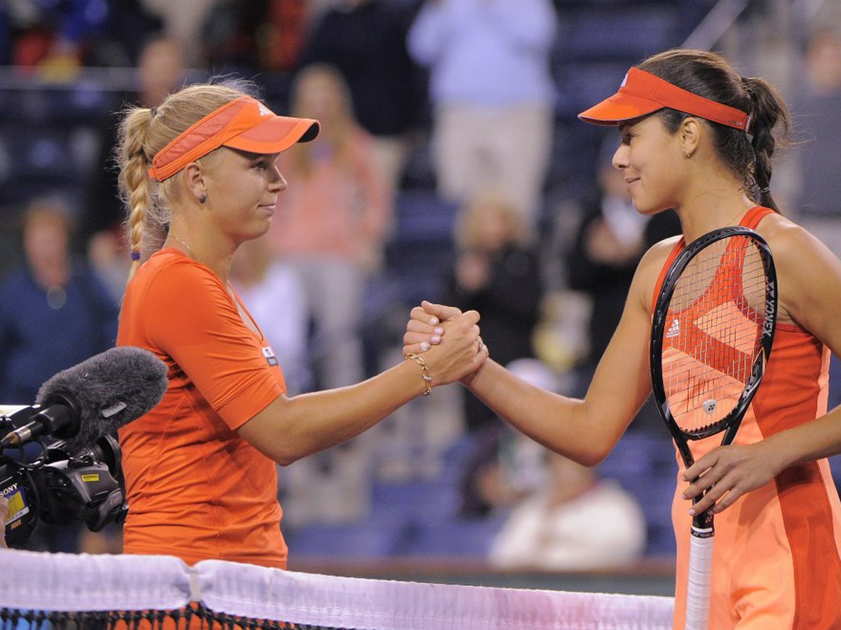 Caroline Wozniacka a Ana Ivanovičová