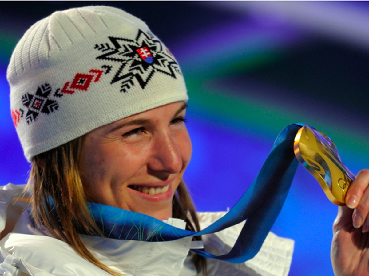 Anastasia Kuzminová si užíva zlatú medailu