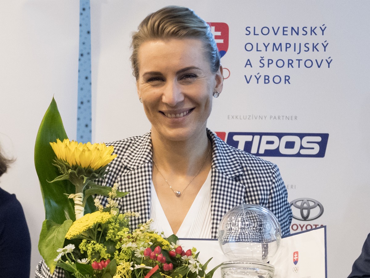 Trofej Slovenského olympijského a športového výboru (SOŠV) si prevzala bývalá biatlonistka Anastasia Kuzminová