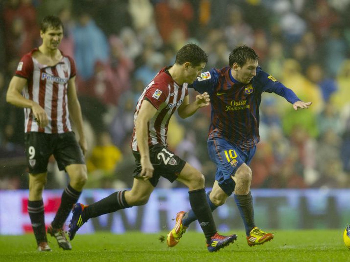Ander Herrera a Lionel Messi