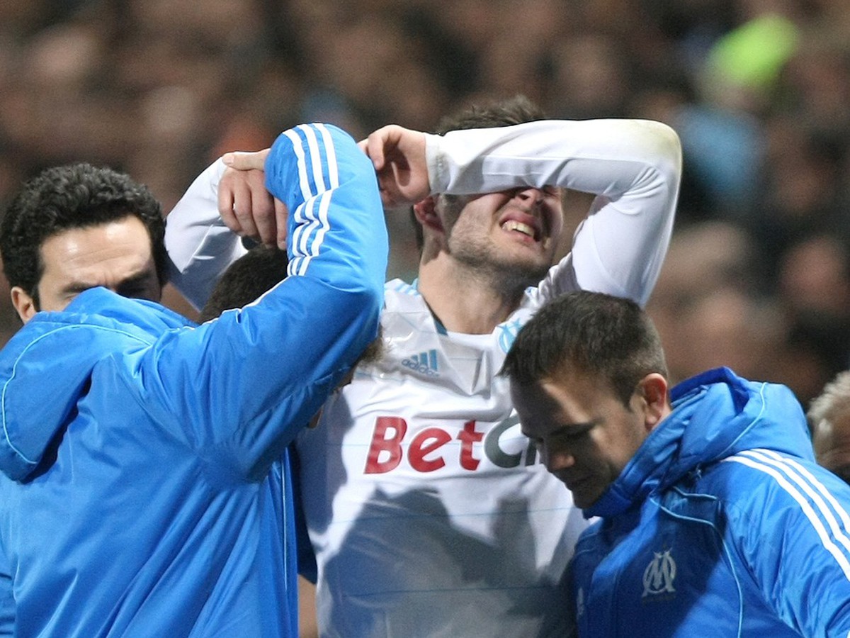 Zranený Andre-Pierre Gignac