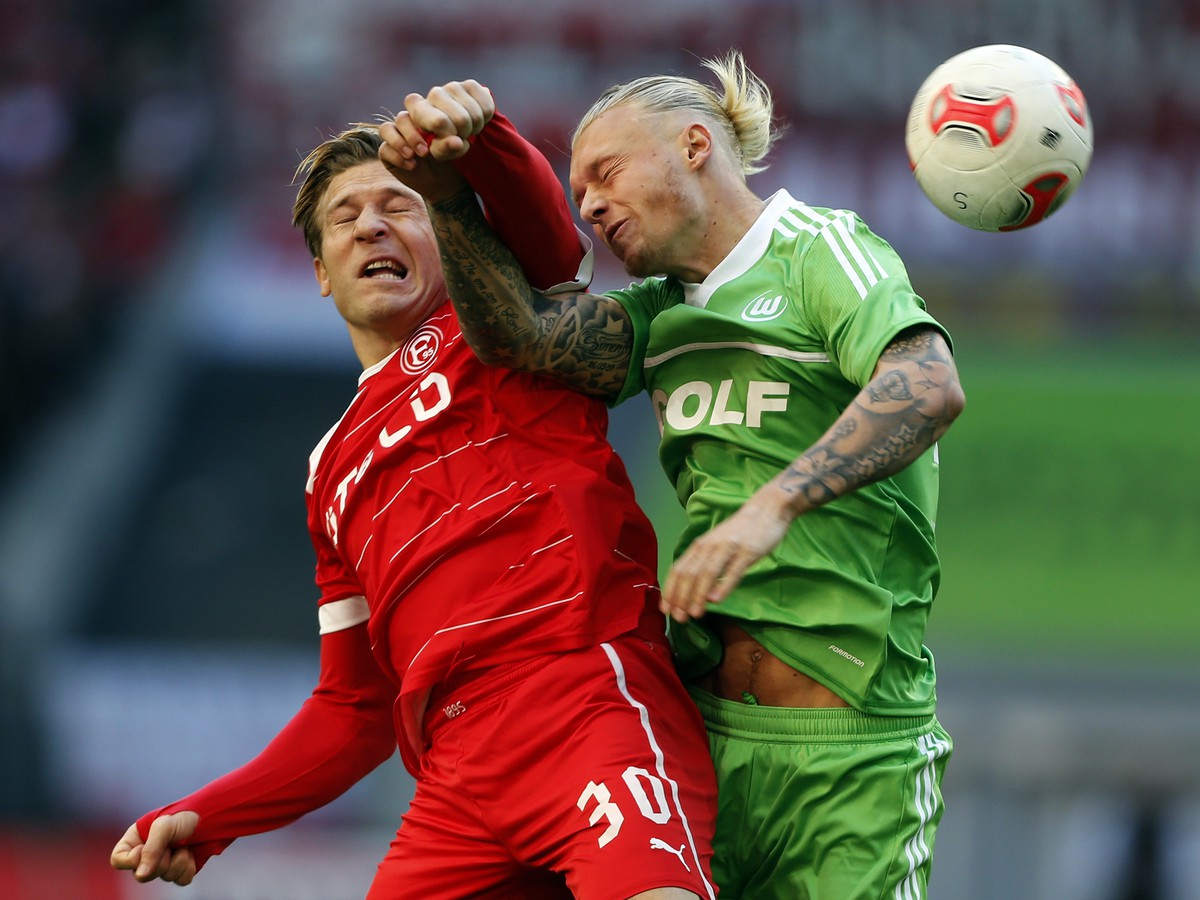 Andrij Voronin (30) v drese Fortuny Düsseldorf