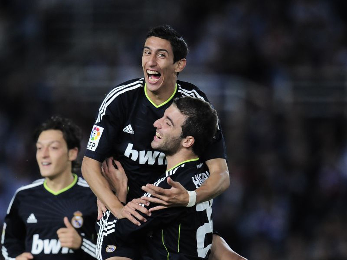 Radosť Realu, tešia sa Di María a Higuaín