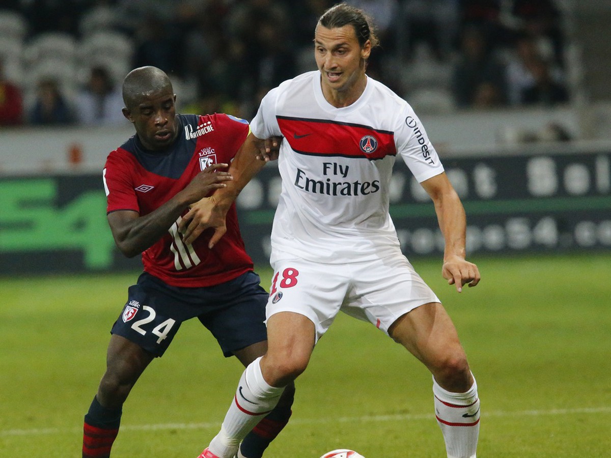 Zlatan Ibrahimovič (vpravo) a Antonio Mavuba
