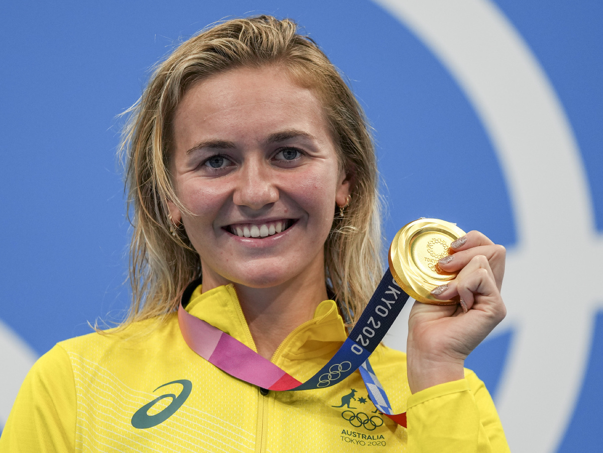 Austrálska plavkyňa Ariarne Titmusová získala na OH 2020 v Tokiu zlatú medailu