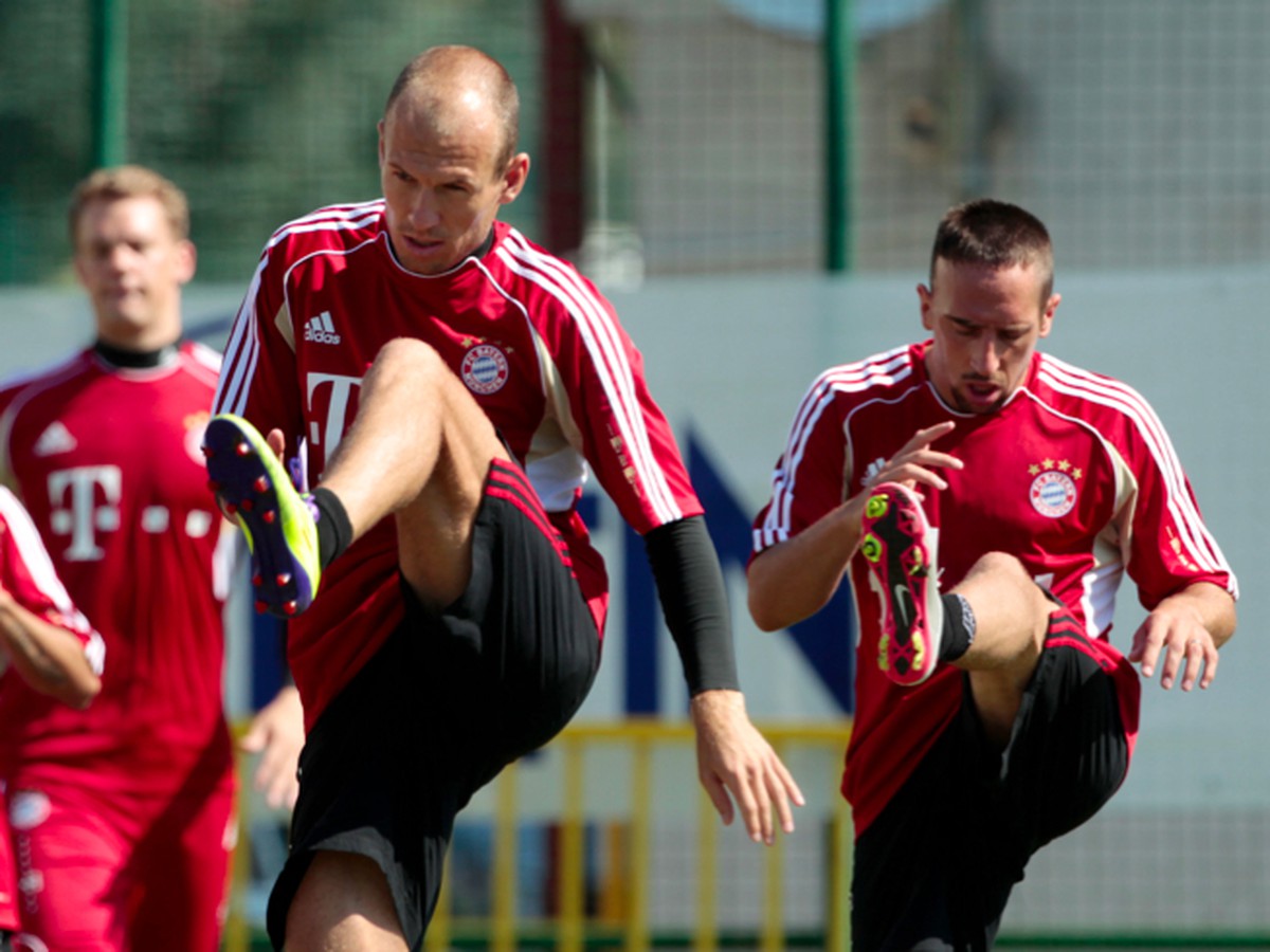 Arjen Robben a Franck Ribery