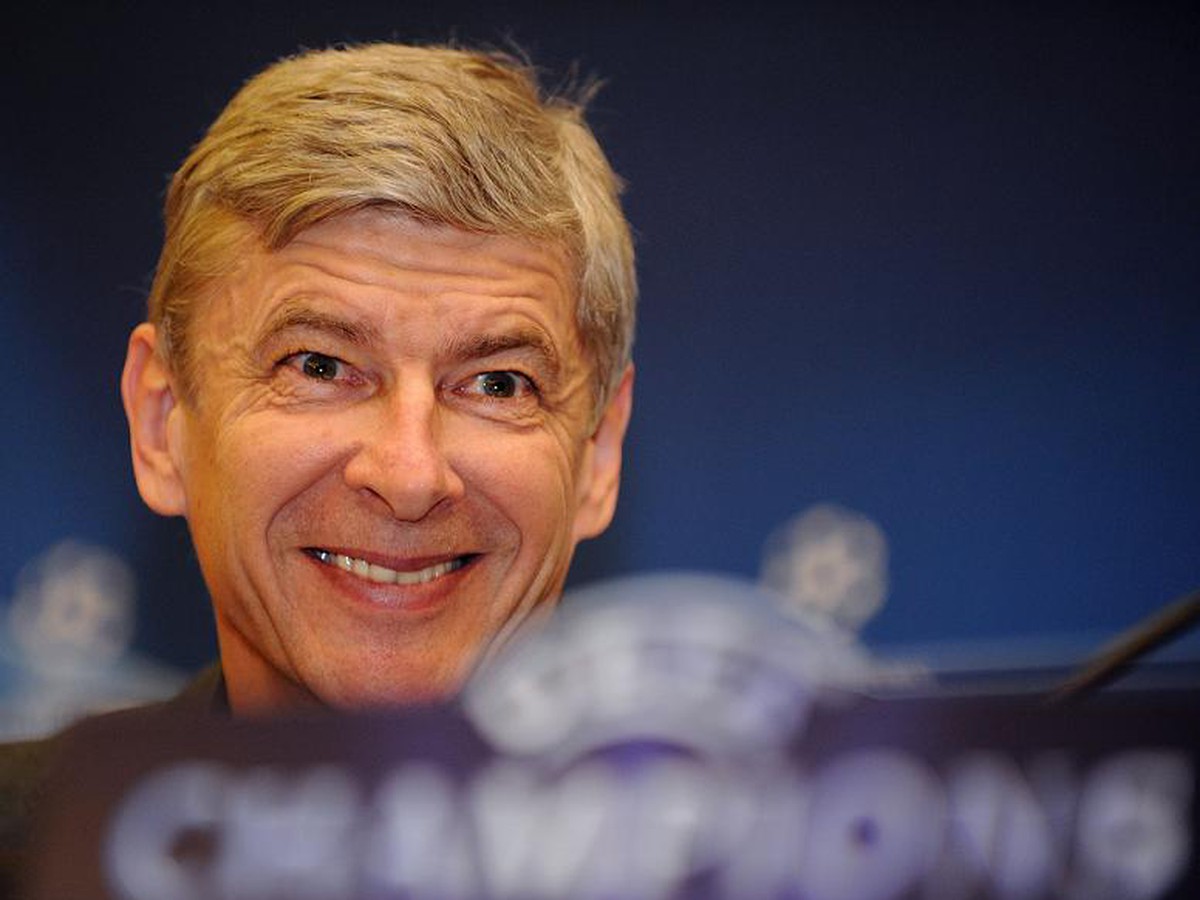 Arsene Wenger na tlačovej konferencii pred zápasom s FC Porto