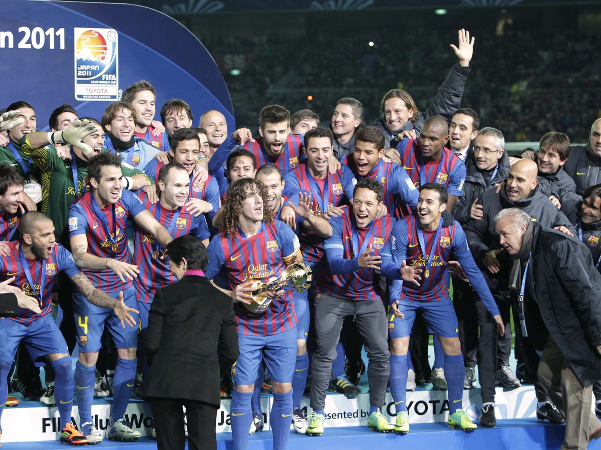 Barcelona oslávila triumf na MS klubov