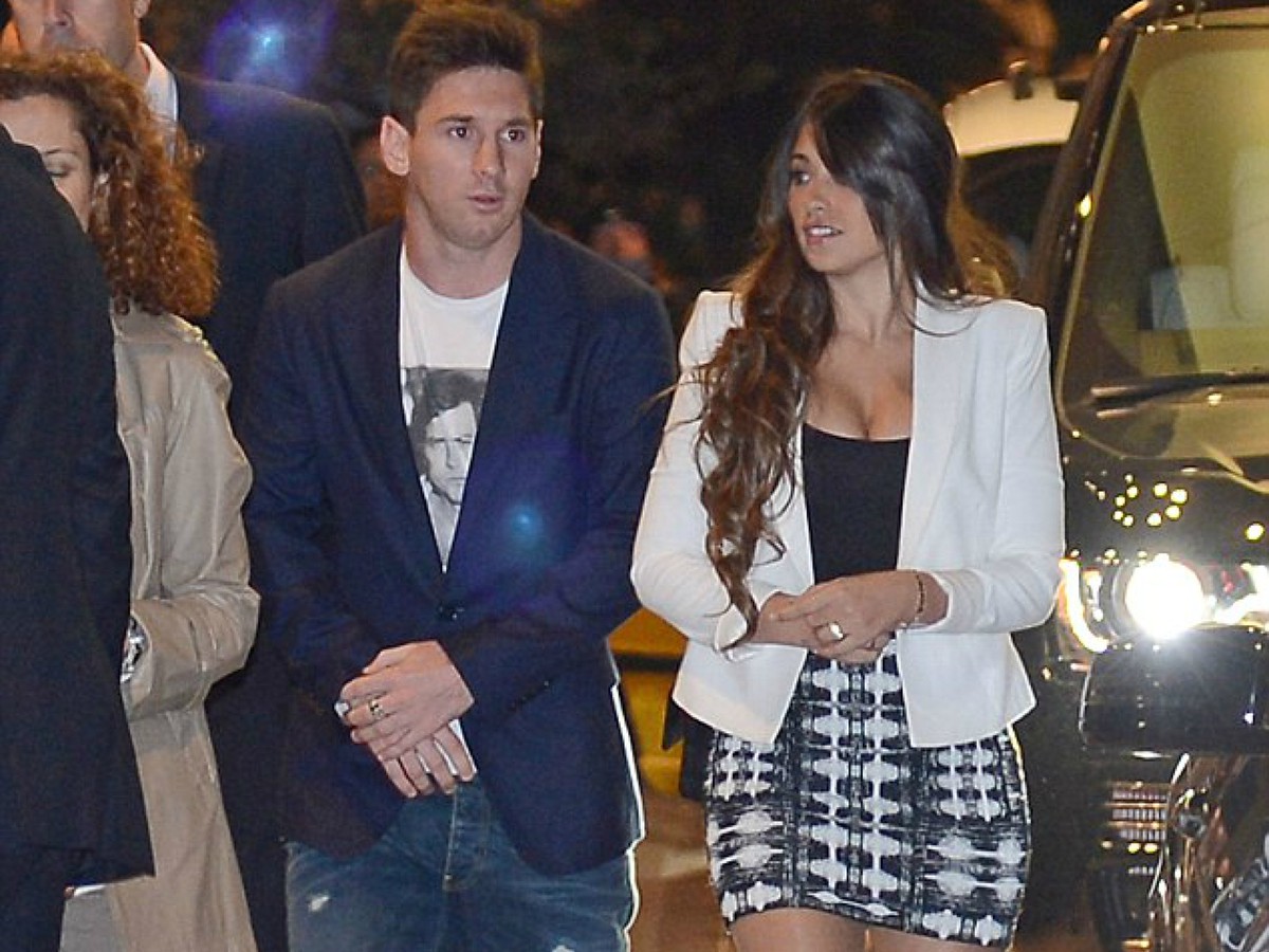 Lionel Messi s priateľkou