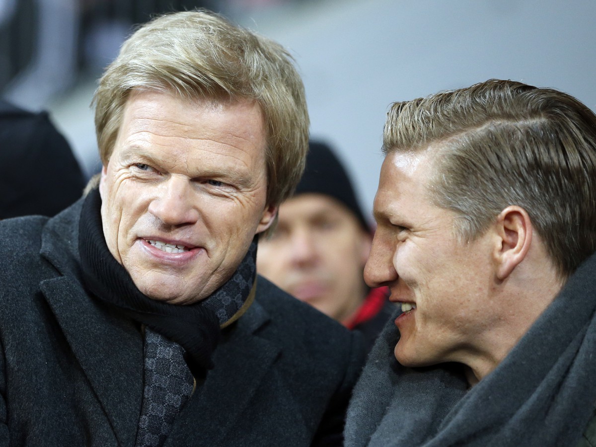 Oliver Kahn a Bastian Schweinsteiger