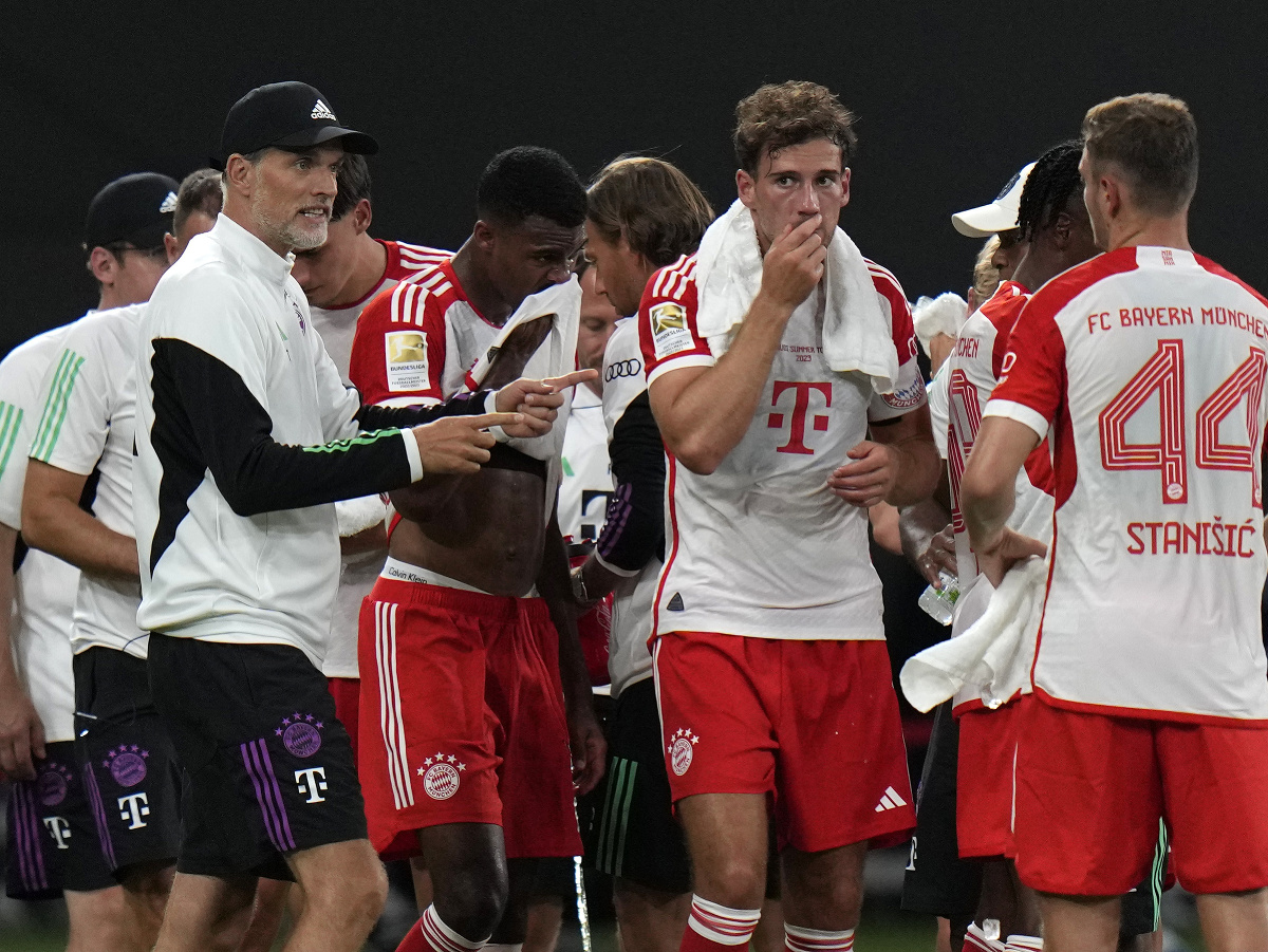 Hráči Bayernu Mníchov počas predsezónnej prípravy