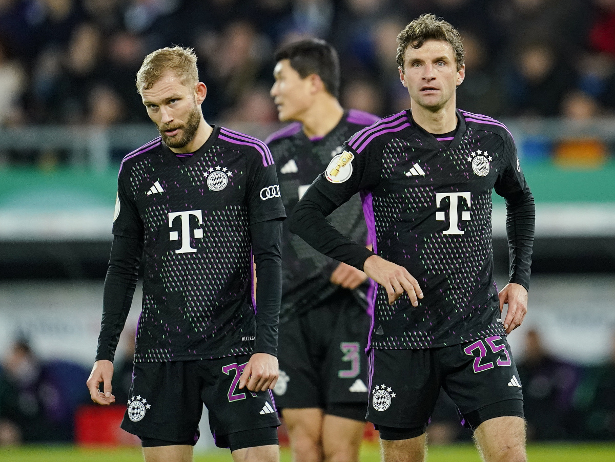 Sklamaní hráči Bayernu Mníchov