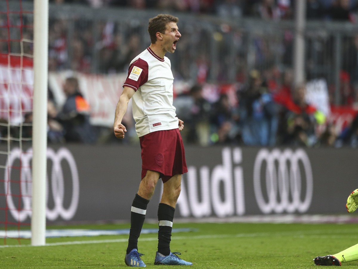 Thomas Müller sa raduje z gólu