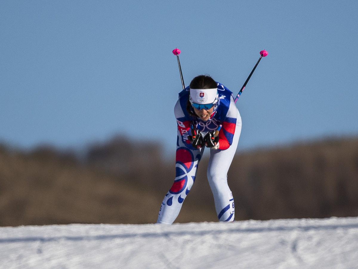 Na snímke slovenská bežkyňa na lyžiach Barbora Klementová