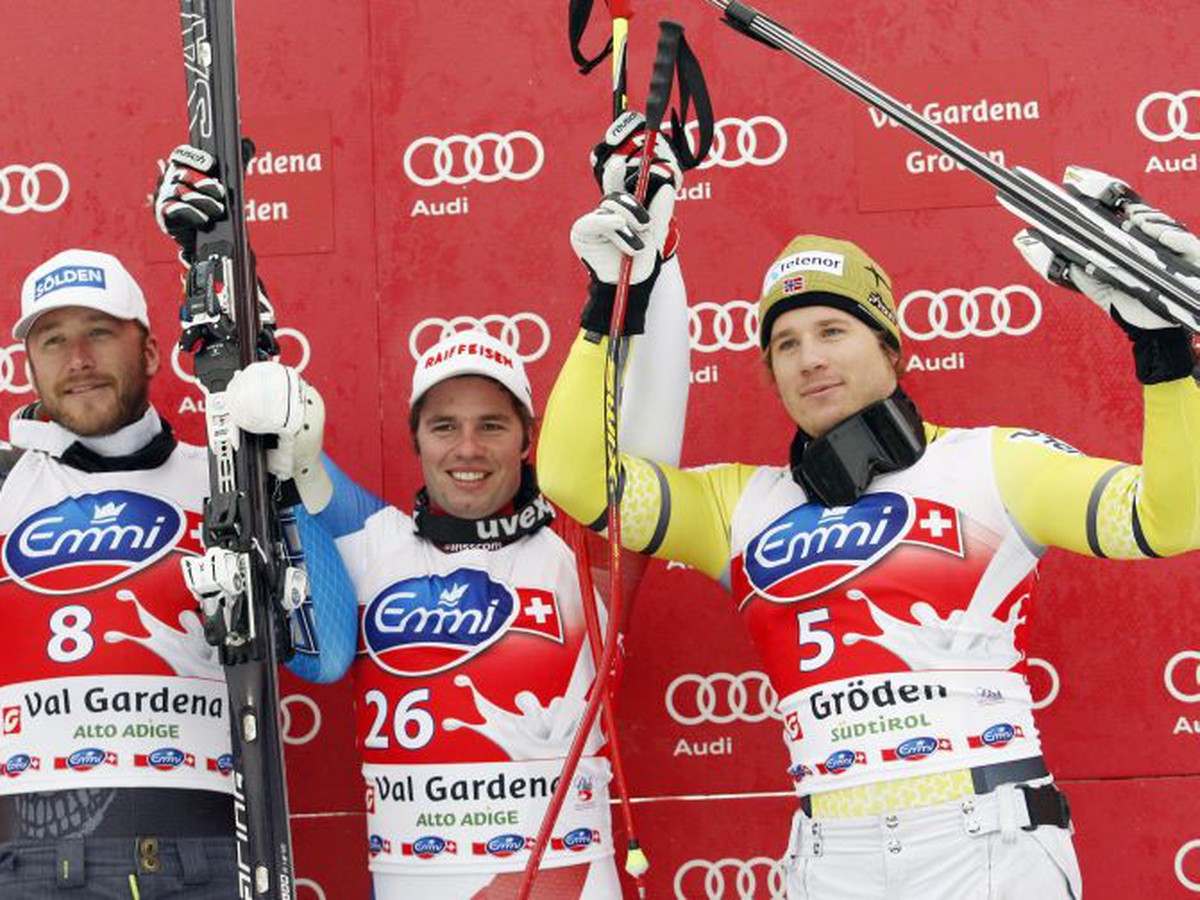 Bode Miller,  Beat Feuz a Kjetil Jansrud