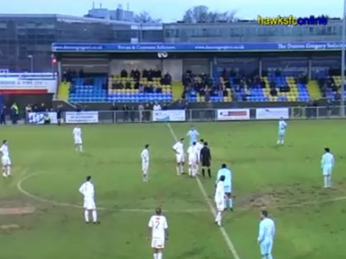 Momentka zo zápasu Havant - Boreham Wood