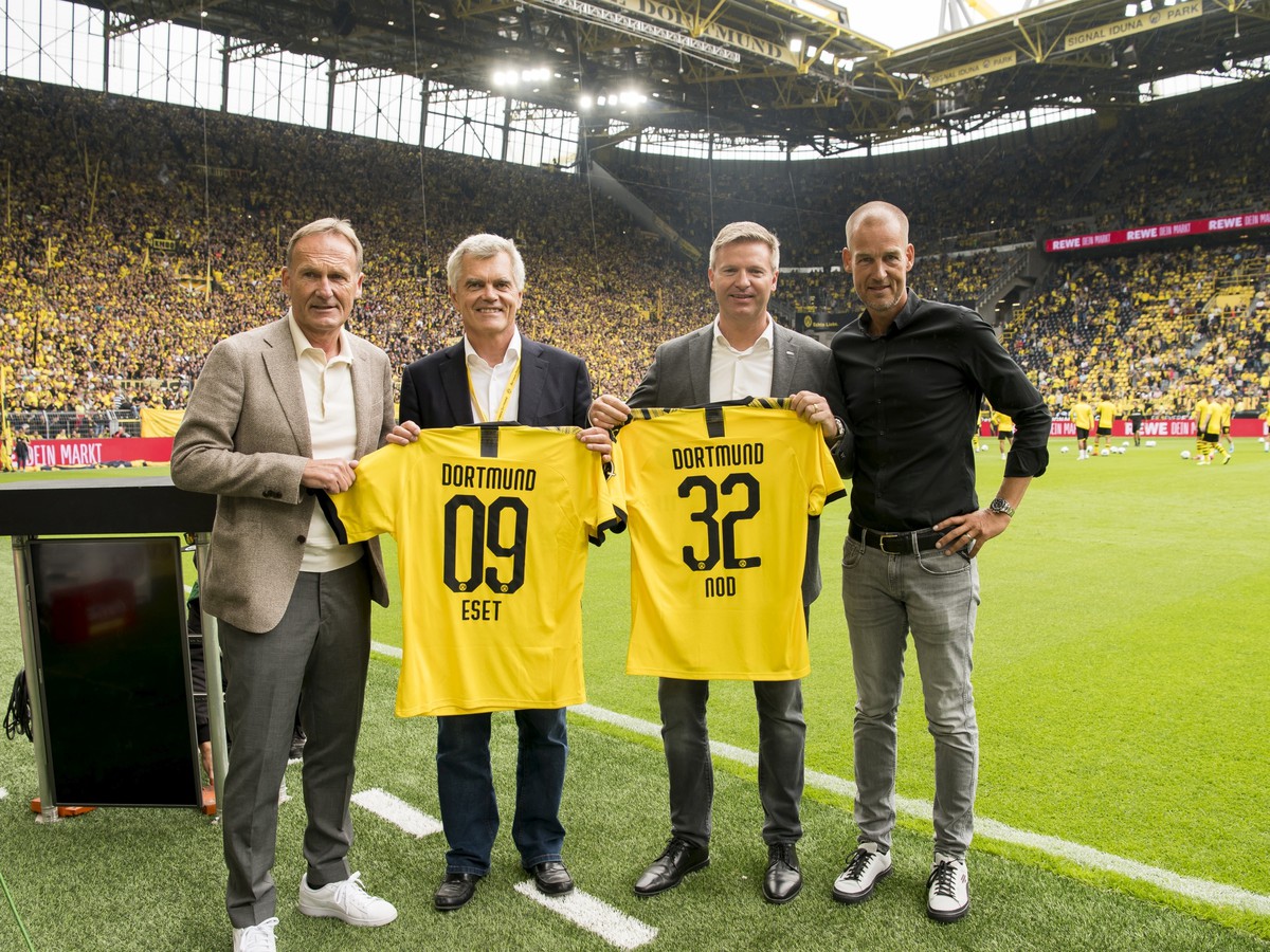 Spoločnosť ESET sa stáva oficiálnym partnerom nemeckého futbalového klubu Borussia Dortmund