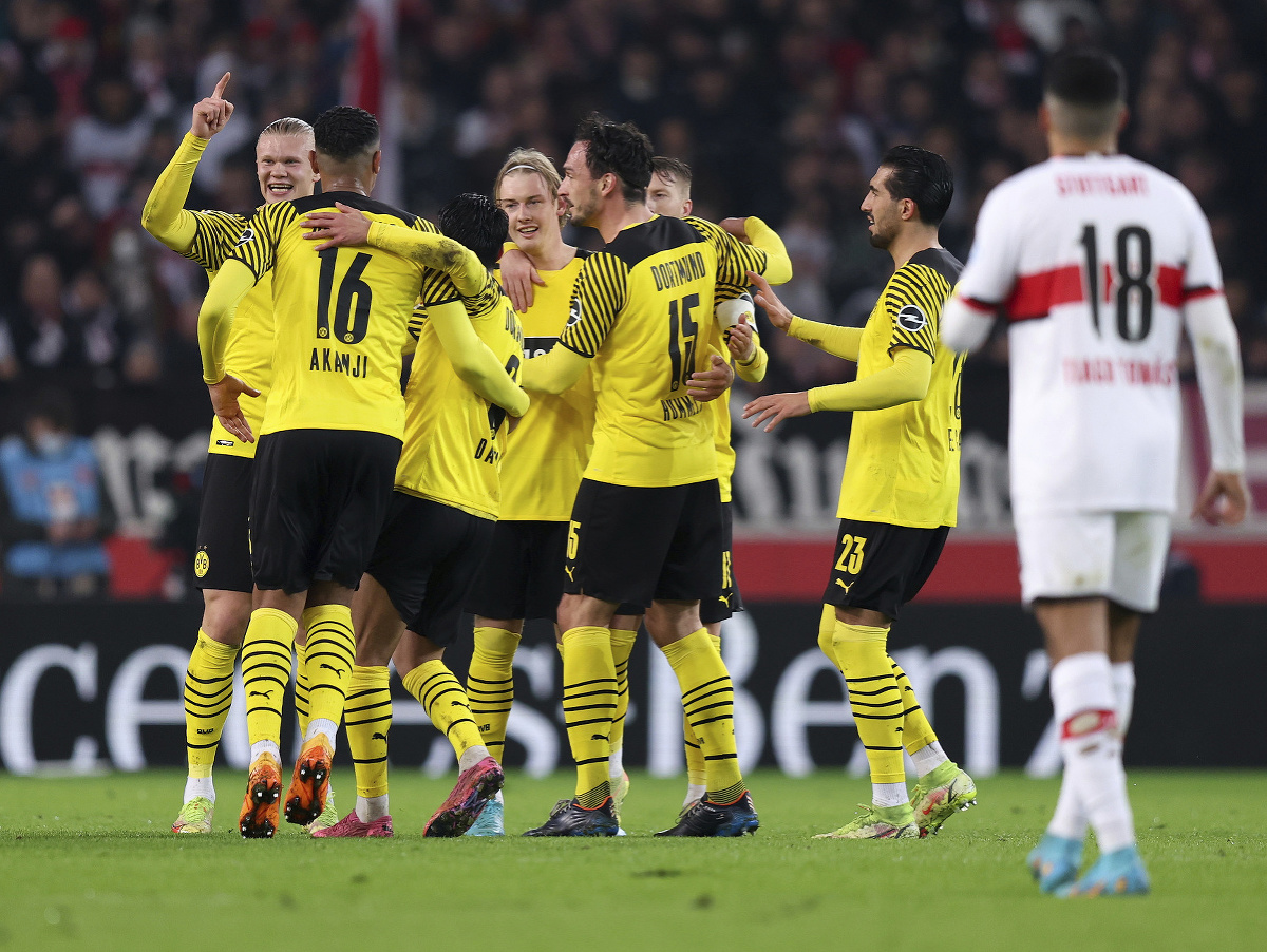 Futbalisti Borussie Dortmund sa tešia z gólu