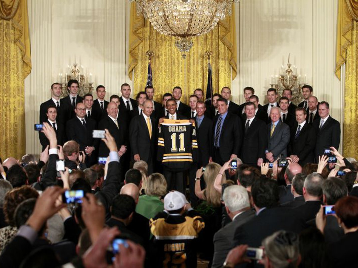 Boston Bruins u prezidenta Obamu