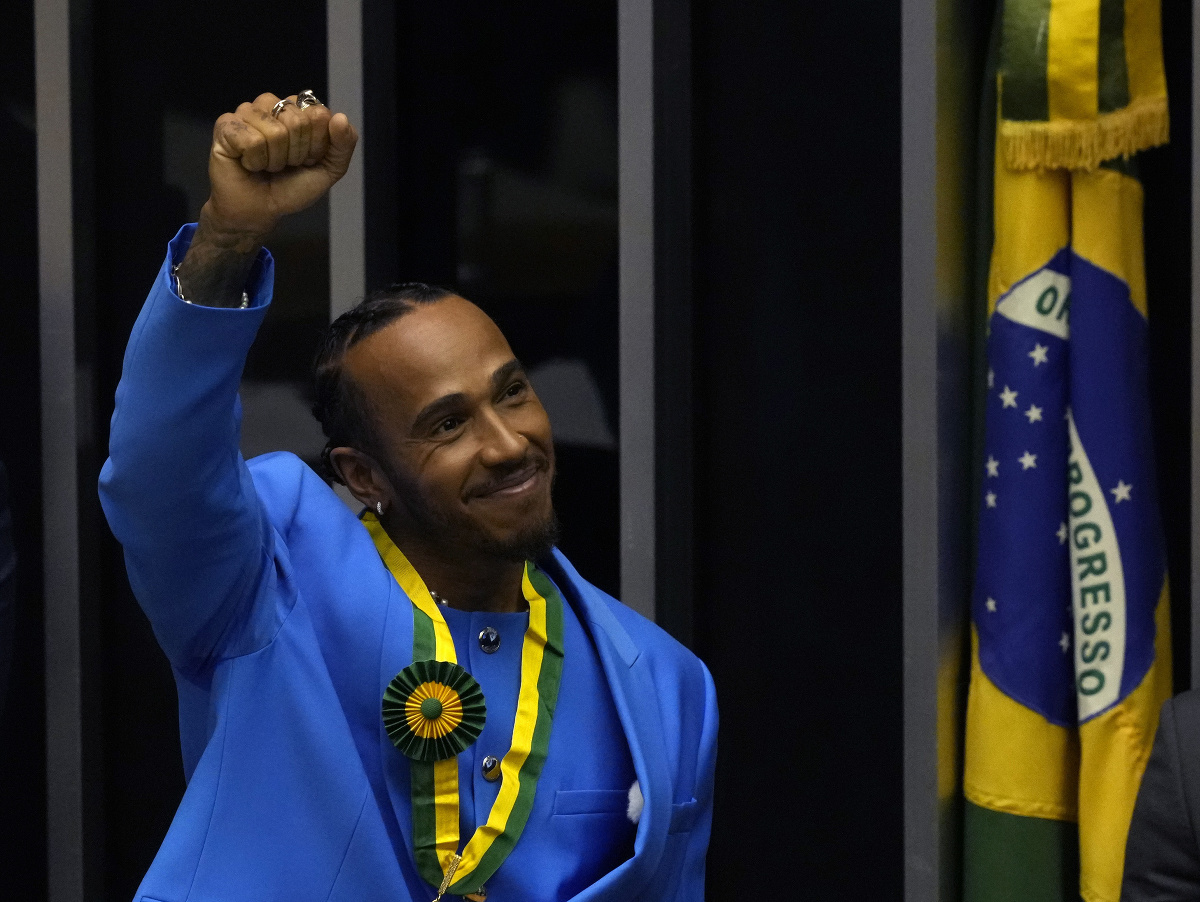 Lewis Hamilton si v Brazílii prevzal čestné občianstvo