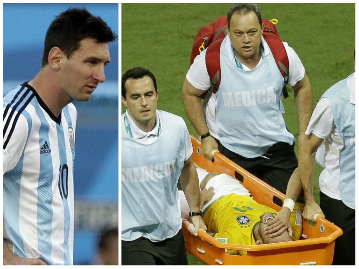 Messi a zranený Neymar