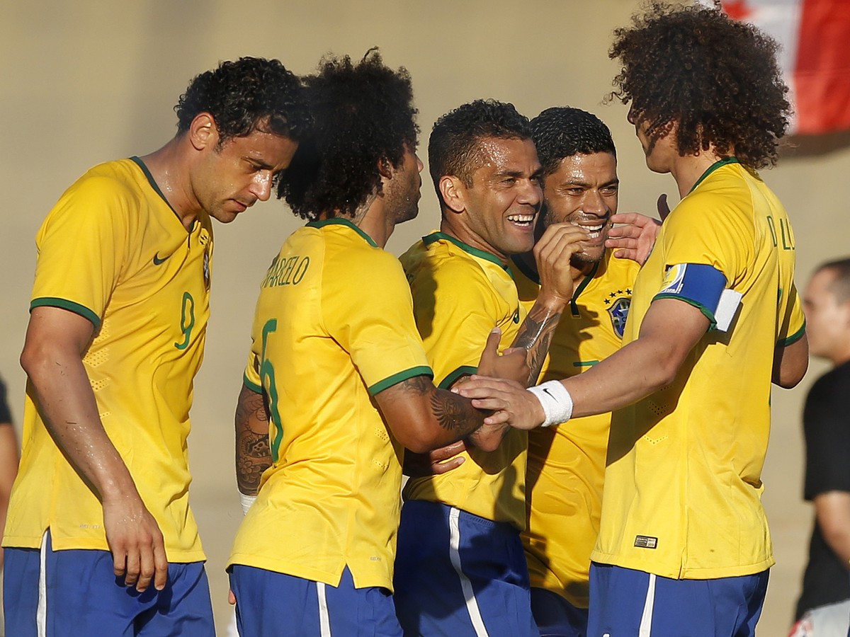 Radosť Brazílčanov z gólu