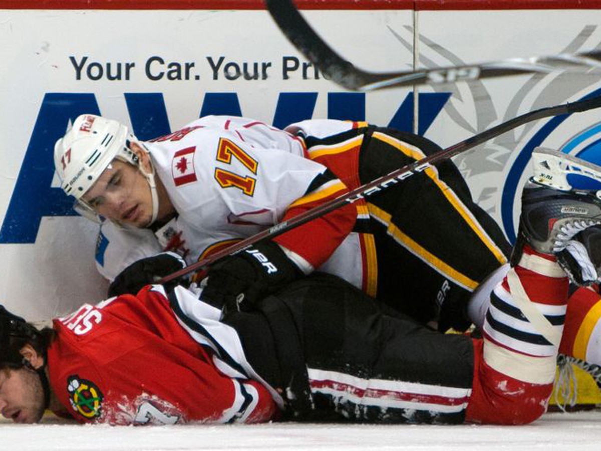 Brent Seabrook a Rene Bourque