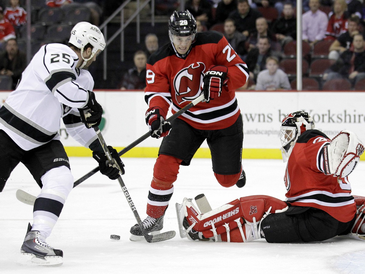 Brodeur v zápase proti Kings