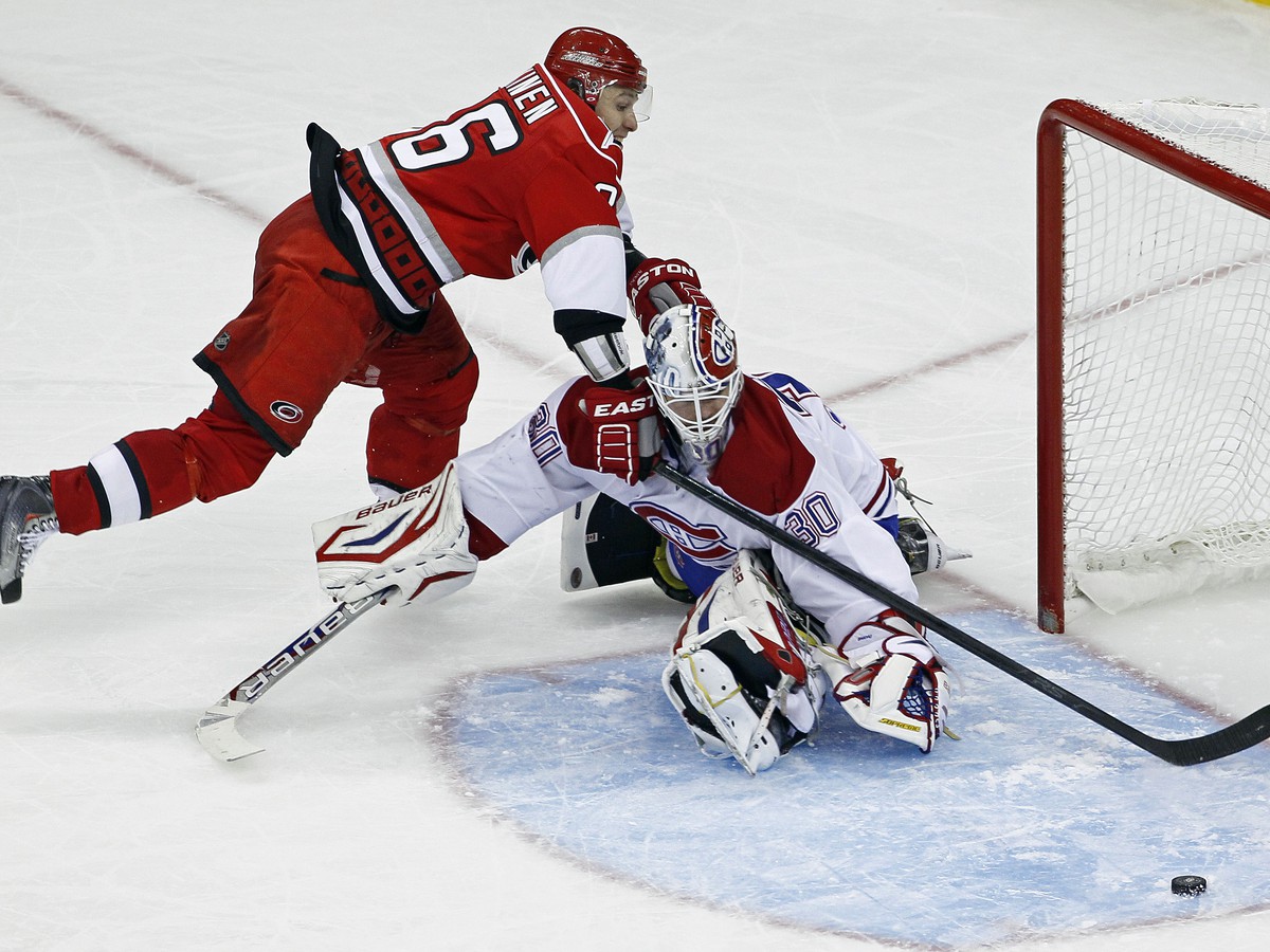 Peter Budaj a Jussi Jokinen