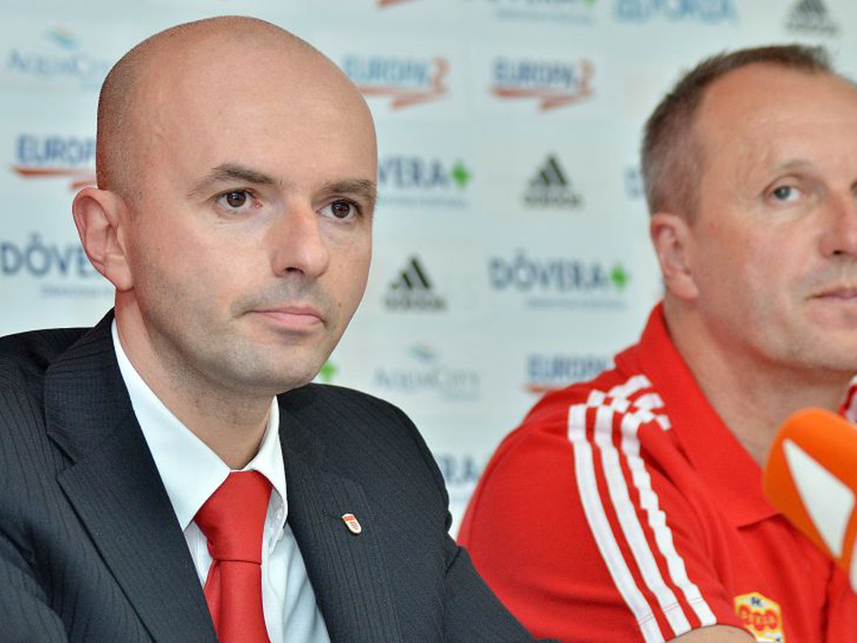 Prezident Dukly Geist a tréner Zaťko