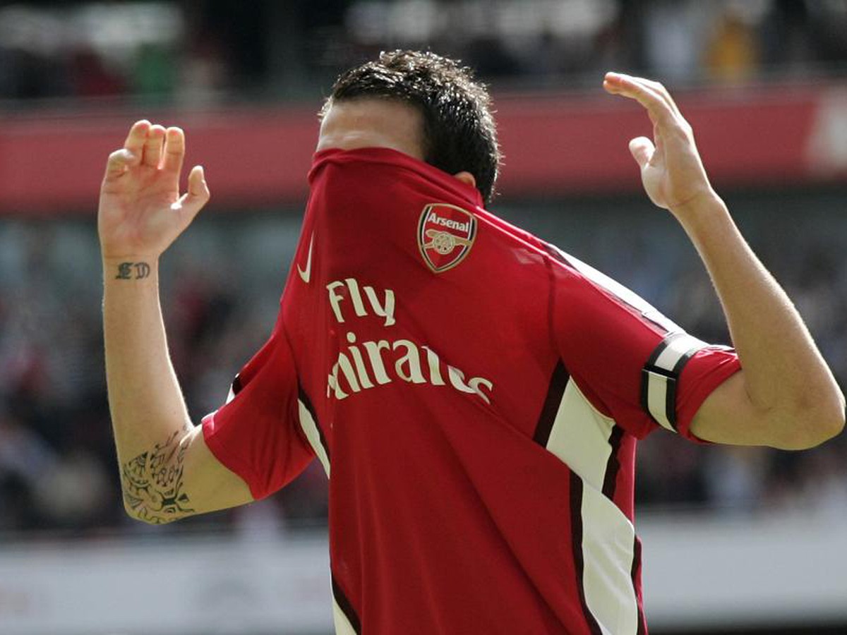 Kapitán Arsenalu Cesc Fabregas, April 26, 2009