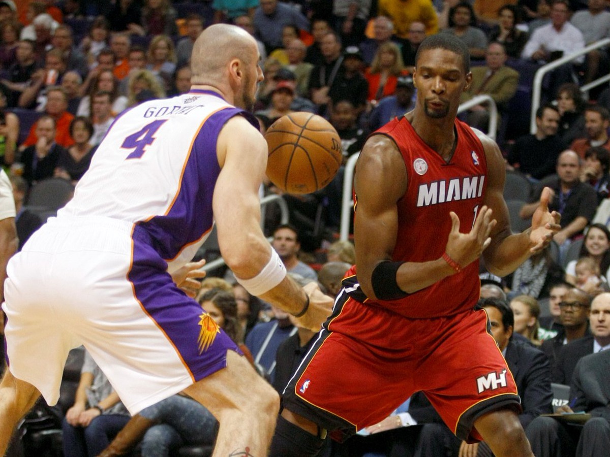 Chris Bosh a Marcin Gortat
