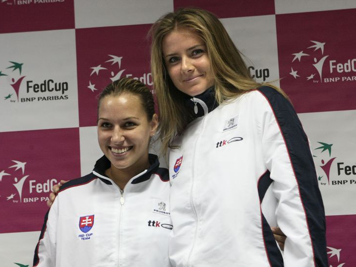 Dominika Cibuková a Daniela Hantuchová