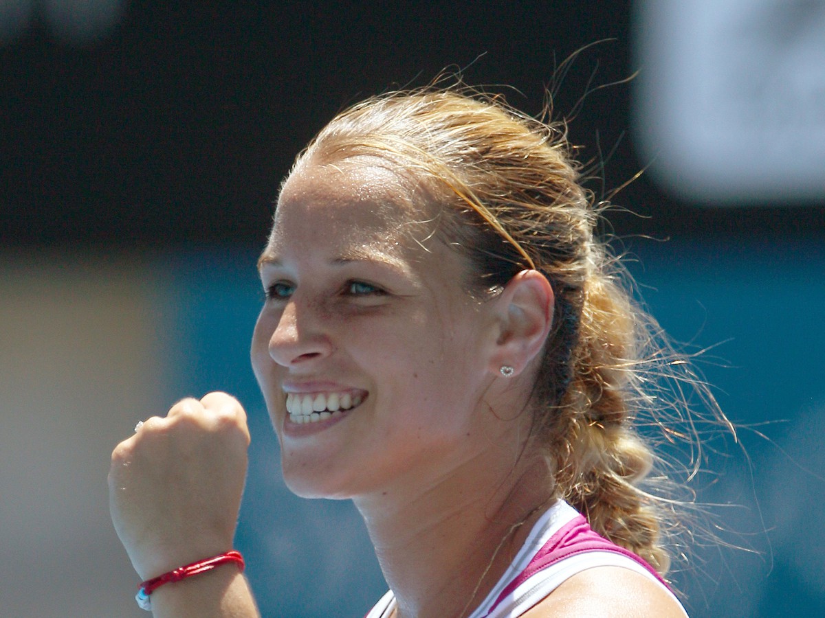 Dominika Cibulková sa teší z víťazstva