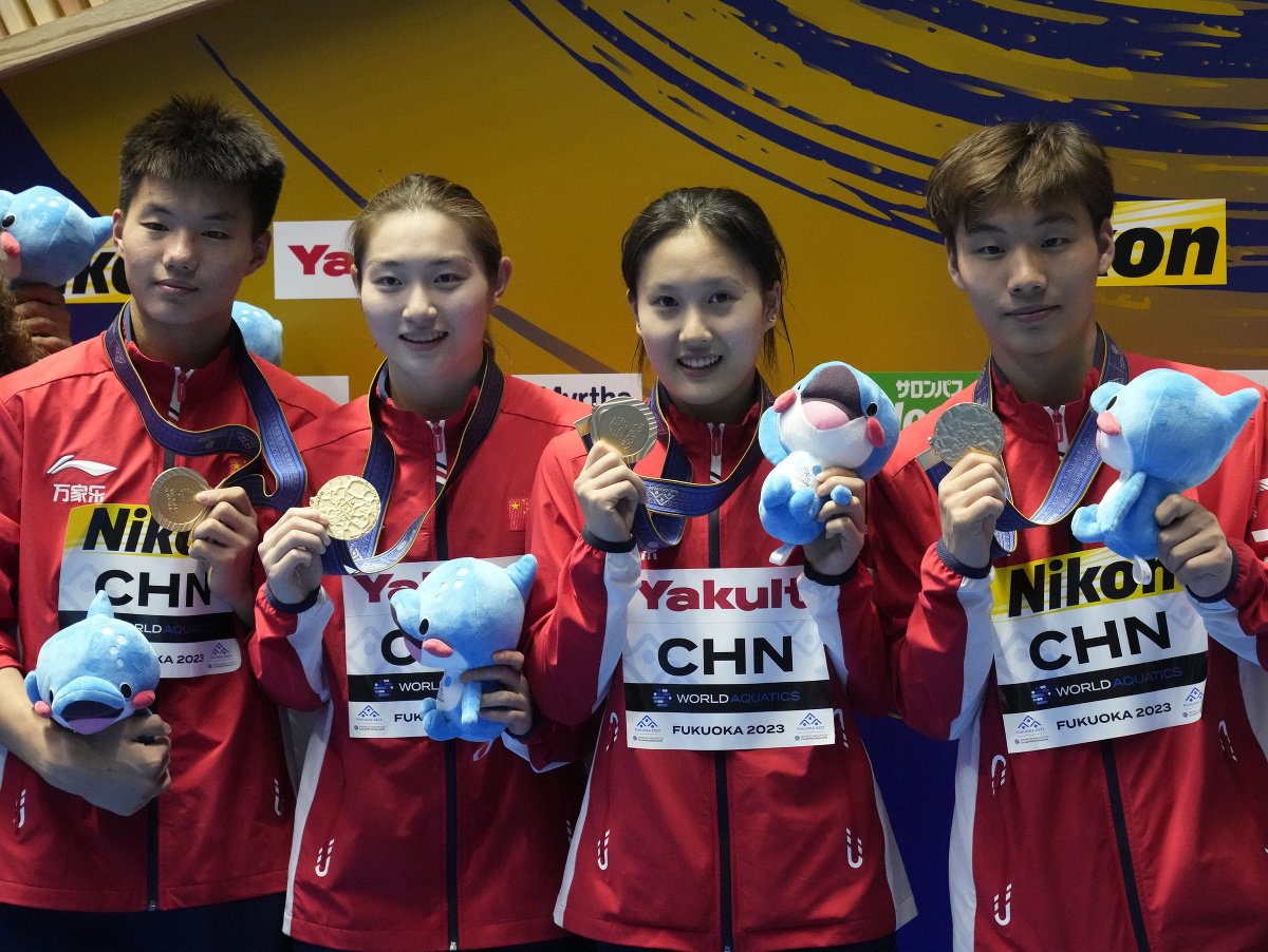 Čínski skokani do vody sa radujú zo zlatých medailí 