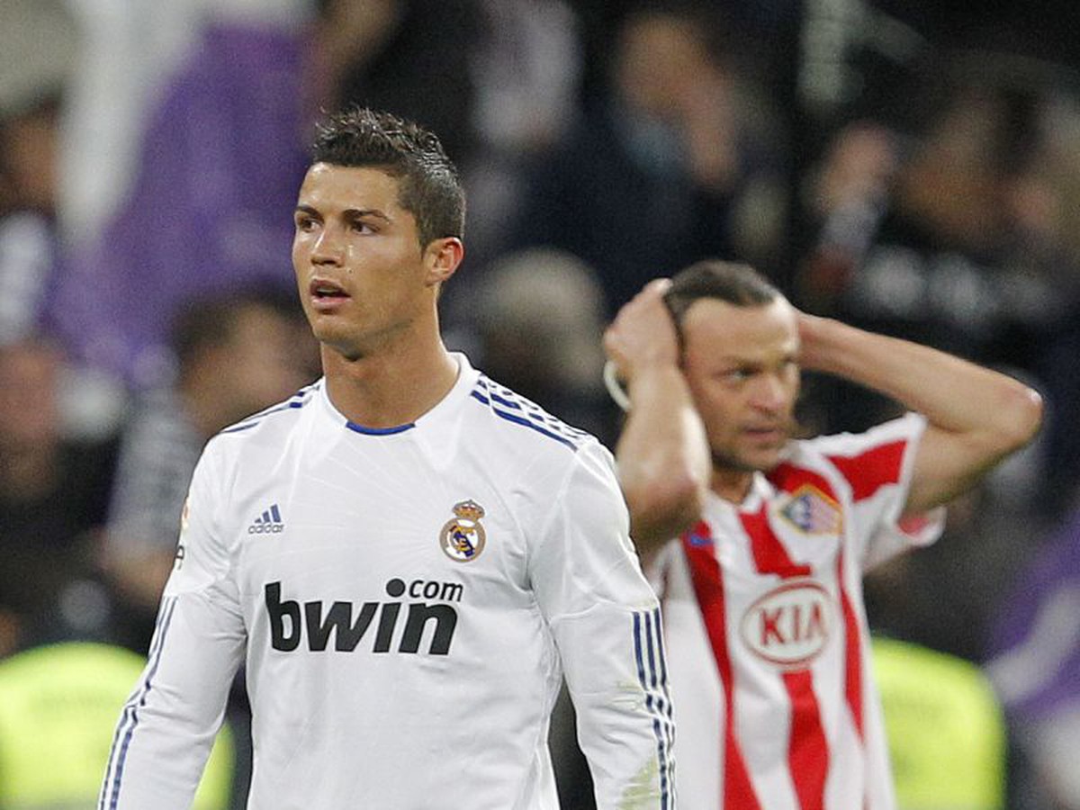 Cristiano Ronaldo v derby s Atléticom